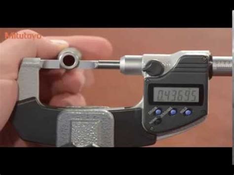 Mitutoyo Blade Micrometer - YouTube