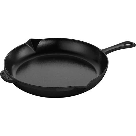 Black Matte, 12" Cast Iron Frying Pan | 1223025 | Staub