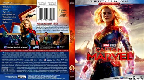 Captain Marvel (2019) R1 Blu-Ray Custom Cover - DVDcover.Com