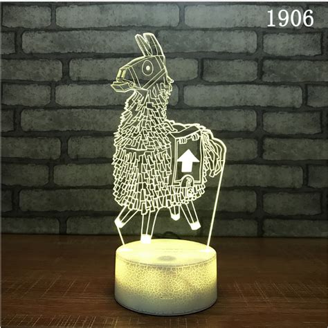 3D Fortnite LED Night Light Remote Control 16 Color Game room Lamp Decor Gift | Lamp, 3d lamp ...