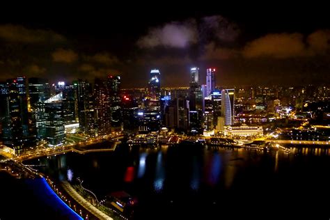 it's a journey: The Night View from Marina Bay Sands Singapore