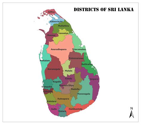 Sri Lanka District Map Editable Powerpoint Maps Editable Powerpoint ...