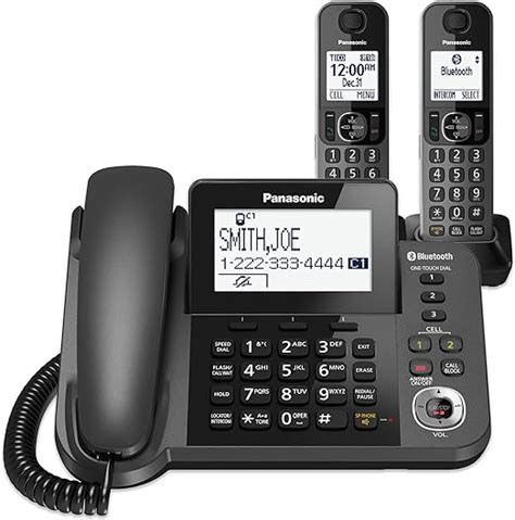 Amazon.com : PANASONIC Bluetooth Corded / Cordless Phone System with ...