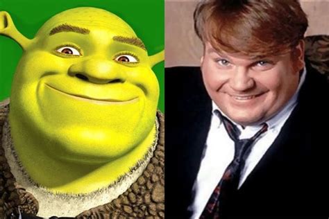 Chris Farley as Shrek | 1997 Story Reel and Voices | Chris farley ...