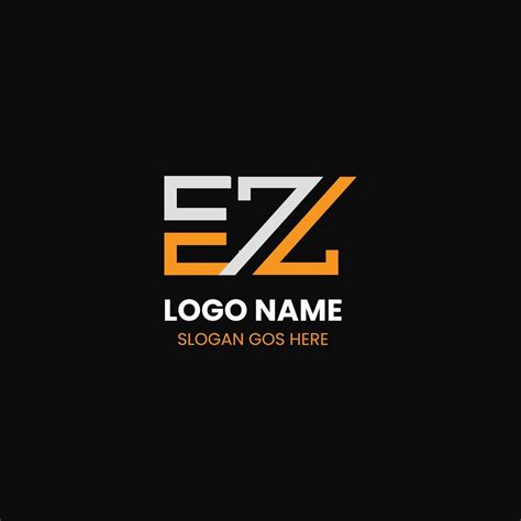 Letter ez logo design template, ez letter logo design 12110142 Vector ...