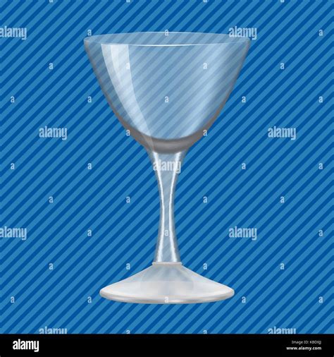 Cocktail glass concept background, realistic style Stock Vector Image ...