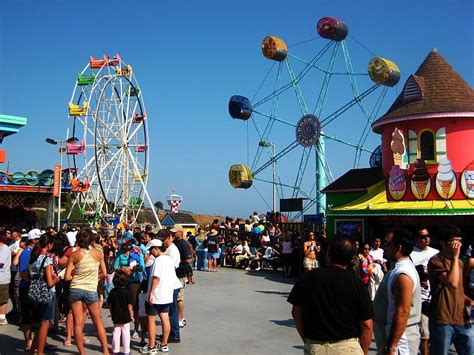 Santa Cruz Beach Boardwalk's Rock-o-Plane ride. Similar to a Ferris ...