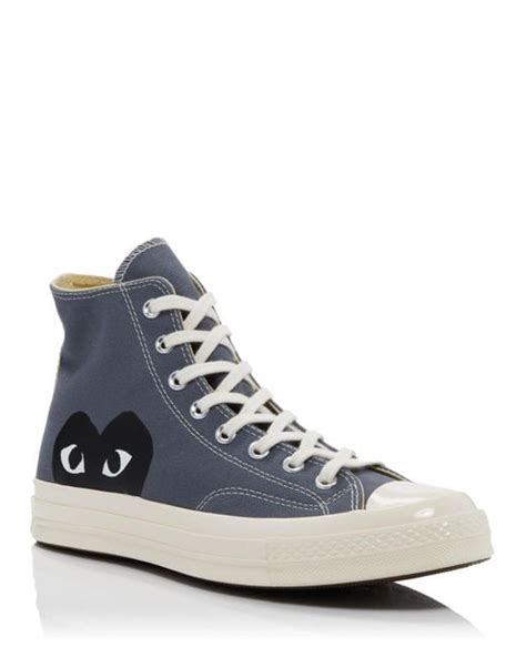 COMME DES GARÇONS PLAY Rubber X Converse Chuck Taylor High Top Sneakers ...