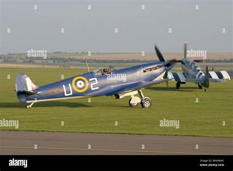 The Historic Aircraft Collections Spitfire MkV in the colours of a Malta based aircraft prior to ...