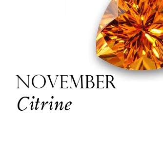 Citrine - Birthstone for November