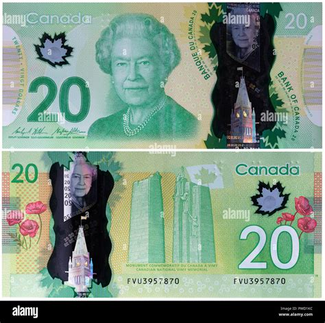 Canadian 20 Dollar Bill Png / It is the primary banknote dispensed from canadian automatic ...