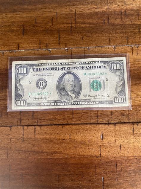 1963 A Series 100 Dollar Star Note Bill - Etsy