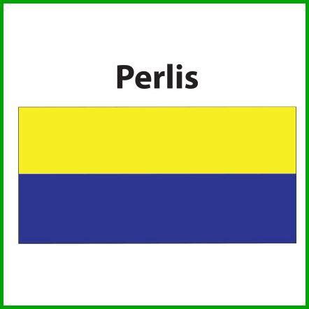 Perlis Flag 3x6ft, Bendera Perlis 3x6ft, Polyester | Shopee Malaysia