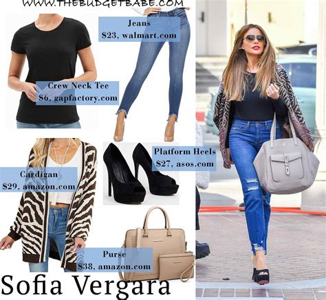 Sofia Vergara - The Budget Babe | Affordable Fashion & Style Blog