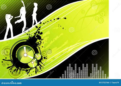 Vector music illustration stock vector. Illustration of modern - 5752766