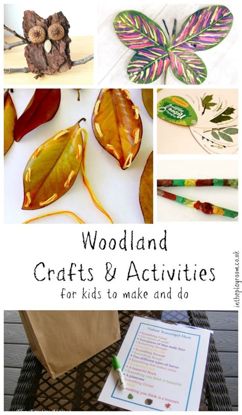 Woodland Crafts & Activities for Kids - In The Playroom