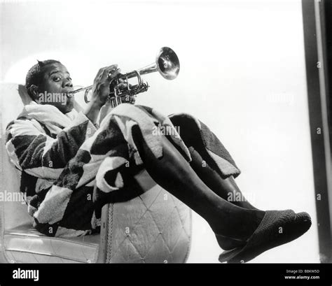 LOUIS ARMSTRONG US Jazz musician Stock Photo - Alamy