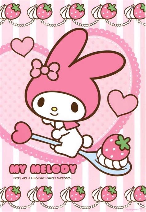 Pin by Amber on My Melody and Friends | My melody wallpaper, Hello kitty my melody, Hello kitty art