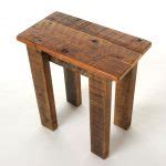 Simple Reclaimed Small Barnwood End Table | Four Corner Furniture | Bozeman MT