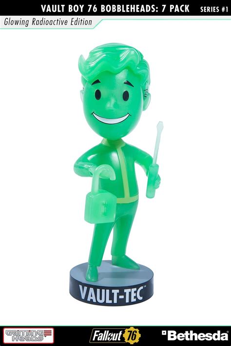 Fallout® 76: Vault Boy 76 Bobbleheads - Series One Glowing Radioactive Edition | Gaming Heads