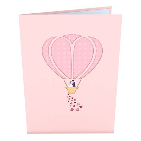 Valentine Hot Air Balloon Pop Up Card - SkyPop - Wholesale, Manufacture, Supplier Pop-up card in ...