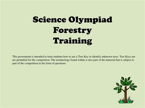 PPT - Science Olympiad Forestry Training PowerPoint Presentation, free download - ID:286045