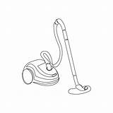 Vacuum Coloring Page sketch template