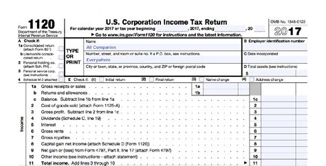 IRS Form 1120