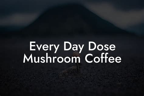 Every Day Dose Mushroom Coffee - Mr Mushroom