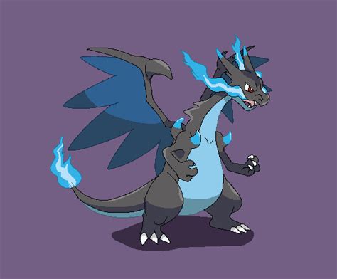 [Pixel Animation] Mega Charizard X by MPix27 on DeviantArt