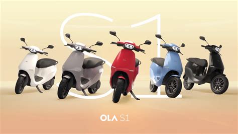 Ola S1 electric scooter launched at Rs 99999 looks features range battery charging colours ...