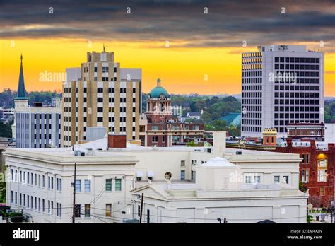 Macon, Georgia, USA downtown cityscape at dawn Stock Photo - Alamy