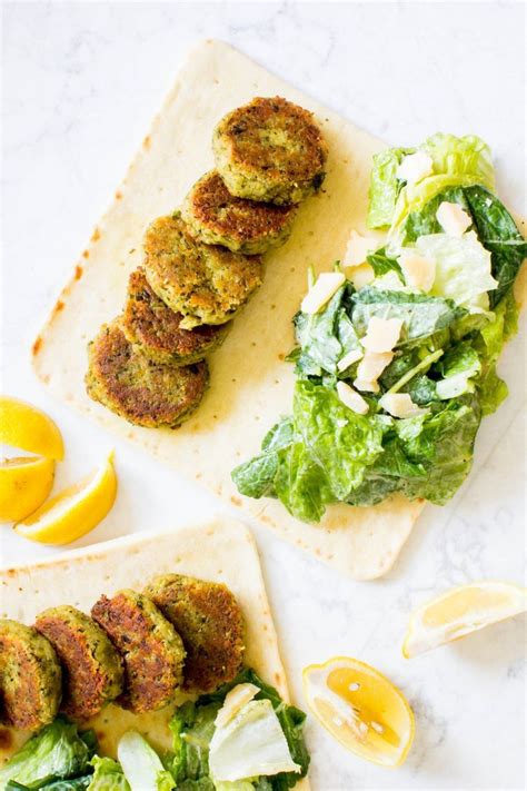 falafel caesar salad sandwich | immaEATthat.com