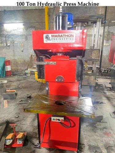 100 Ton Hydraulic Press Machine at Rs 360000 | Hydraulic Press Machine ...