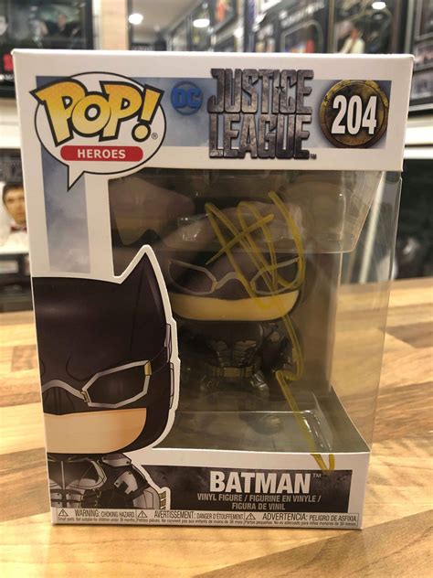 Batman Justice League Autographed Funko "POP" Vinyl Figure | Taylormade ...