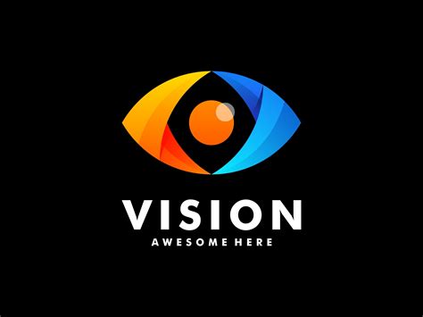 Vision Colorful Logo Graphic by artnivora.std · Creative Fabrica