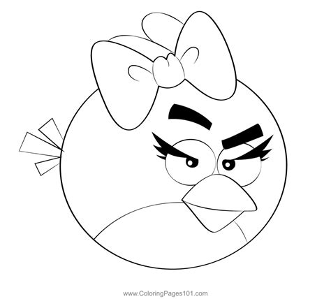 Cutiest Angry Birds Coloring Page for Kids - Free Angry Birds Printable Coloring Pages Online ...