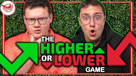 THE HIGHER LOWER GAME!! (World Record Attempt) - YouTube