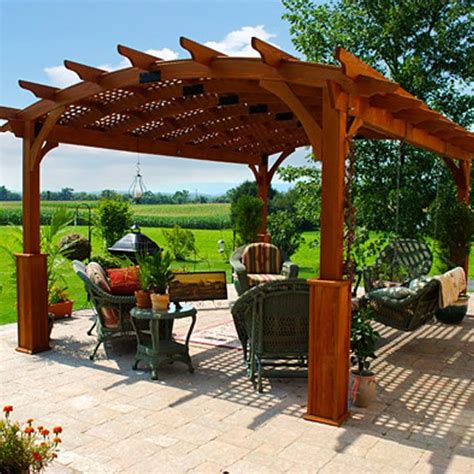 Custom Hearthside Arched Pergolas for Sale | Country Lane Gazebos