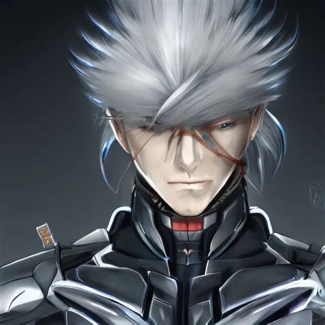 portrait of raiden from metal gear rising, anime | Stable Diffusion ...