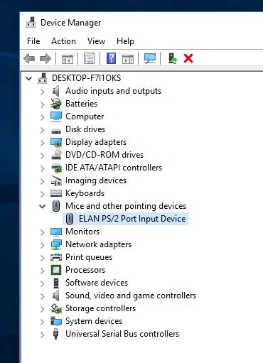 SOLVED: Elan mousepad gestures not working after Windows 10 update