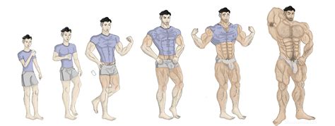 Asian Muscle Growth [colored] by musclemax123 on DeviantArt