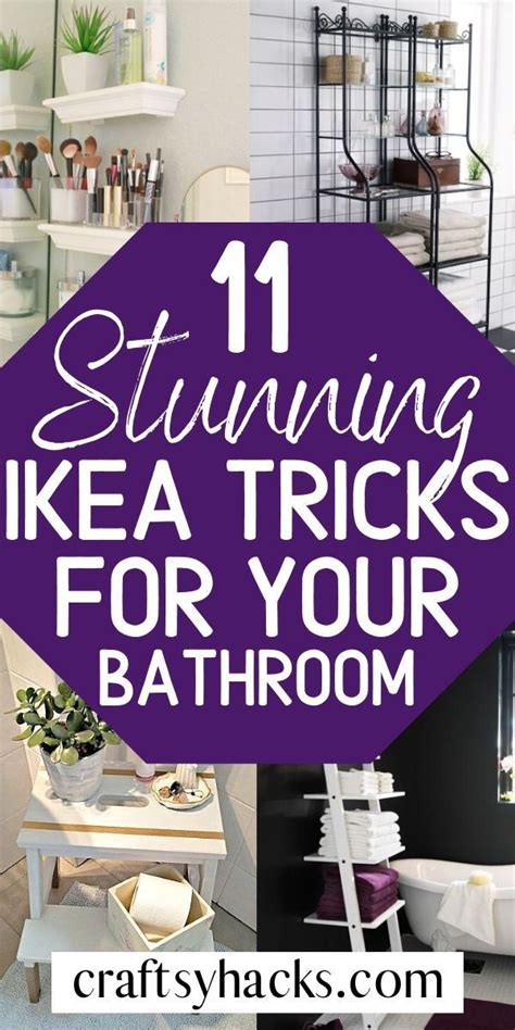 11 Stunning Ikea Bathroom Ideas for a Tiny Budget | Home decor hacks ...