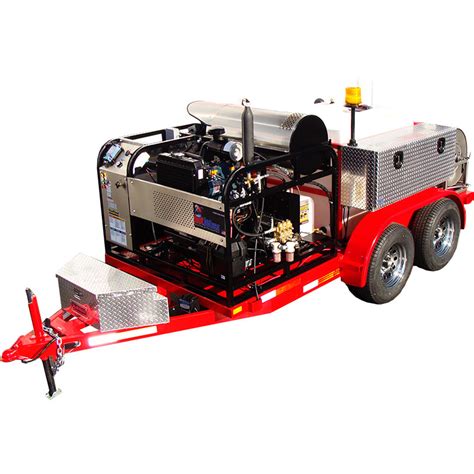 Sewer and Drain Line Jetter Trailer Mounted Hot Water Hot Jet Diesel 26HP 9GPM @ 3850PSI – Sewer ...