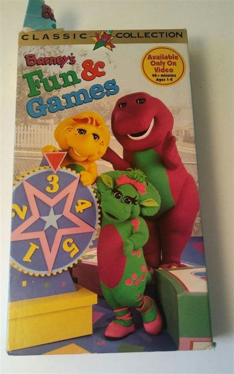 Barney - Barneys Fun and Games (VHS, 1996) for sale online | eBay ...