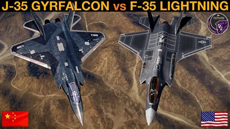 J-35 Gyrfalcon vs F-35A Lightning II: 5th Gen BVR Battle & Dogfight | DCS