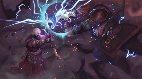 Kratos vs Thor fanart by Zyphier00 on DeviantArt