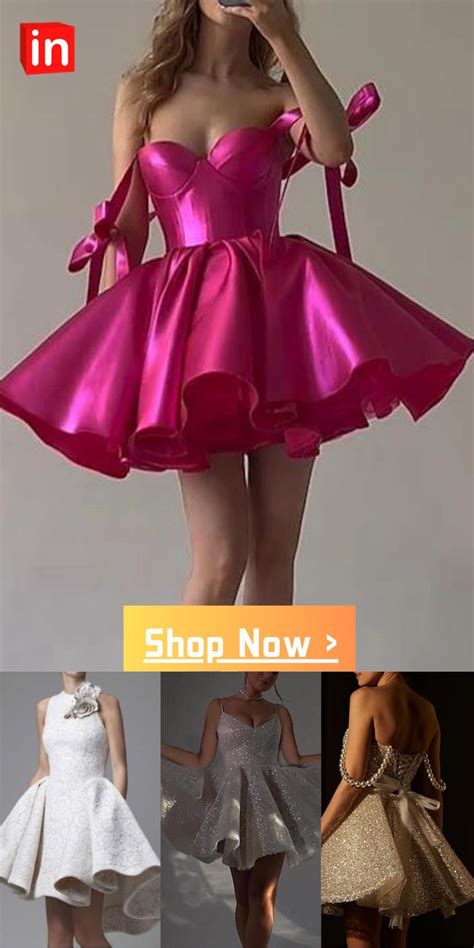 Homecoming Dresses Party Dress 2023 | Silk prom dress, Homecoming dresses, Homecoming dresses corset