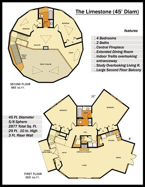 Geodesic Domes - Continental Kit Homes in 2020 | Dome house, House plans with pictures, Dome ...