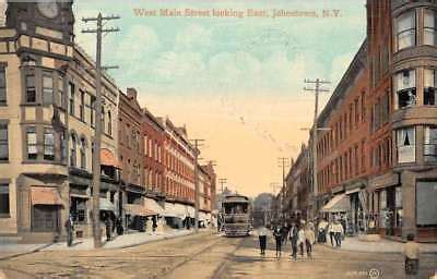 Johnstown New York West Main Street Looking East Antique Postcard K99697 | eBay